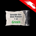 Glominex Invisible Day Glow Pigment 1 Oz. Green